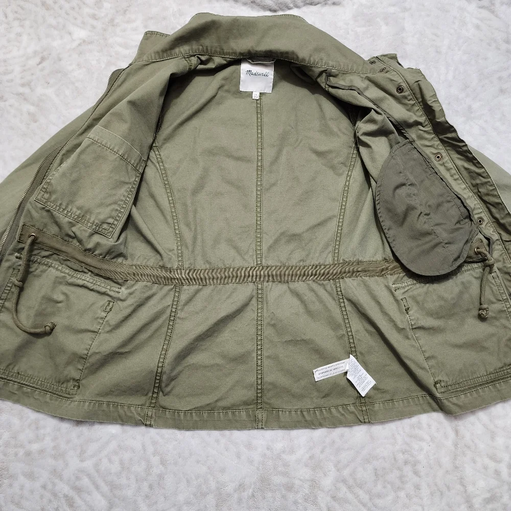 Madewell passage Jacket Military-inspired Women's Size XS Green - Picture 4 of 16